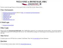 Tablet Screenshot of homemail.org